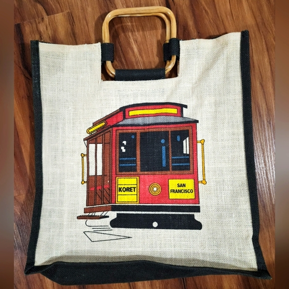 Koret San Francisco Cable Car Tote Bag - Picture 1 of 1